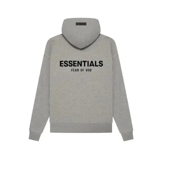 Fear of God Essentials Hoodie Dark Oatmeal (SS22) - Picture 1 of 3